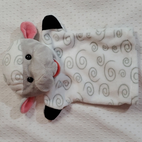 MELISSA & DOUG Animal Hand Puppets-Green Dinosaur-White Sheep-9"-EC - Picture 3 of 4